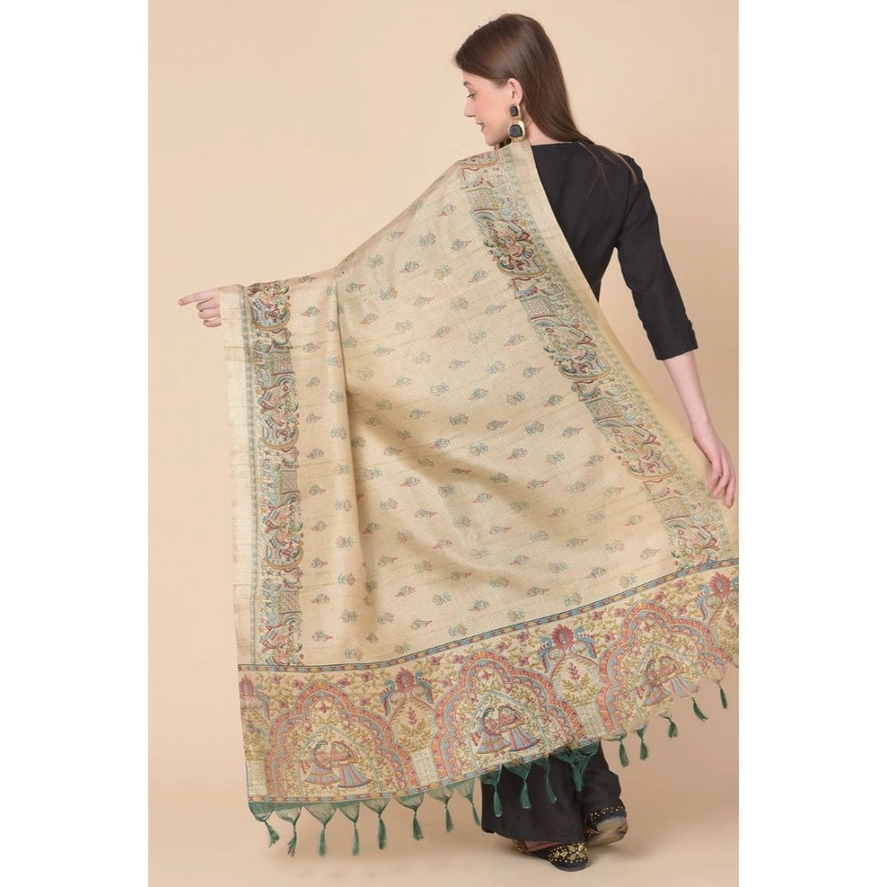 Wonderful Women's Art Silk Printed Dupatta