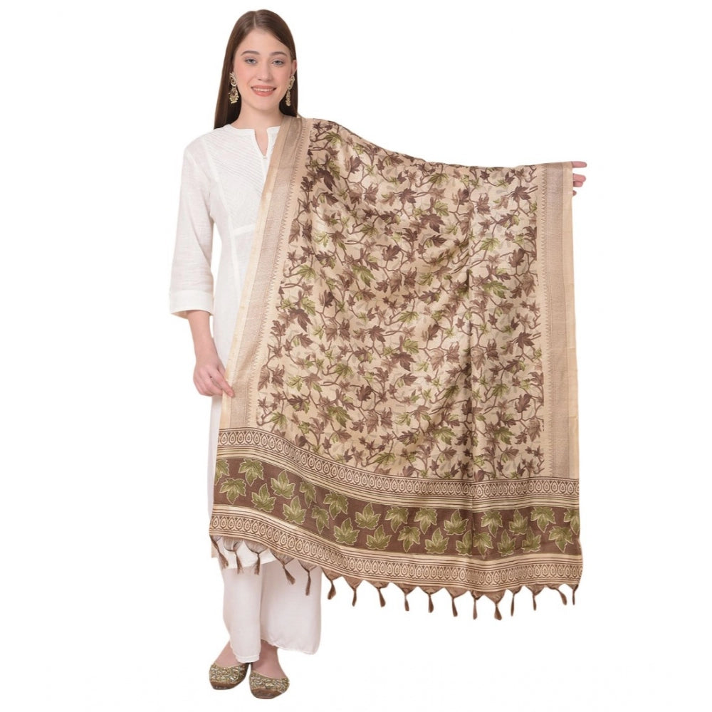 Wonderful Women's Art Silk Printed Dupatta