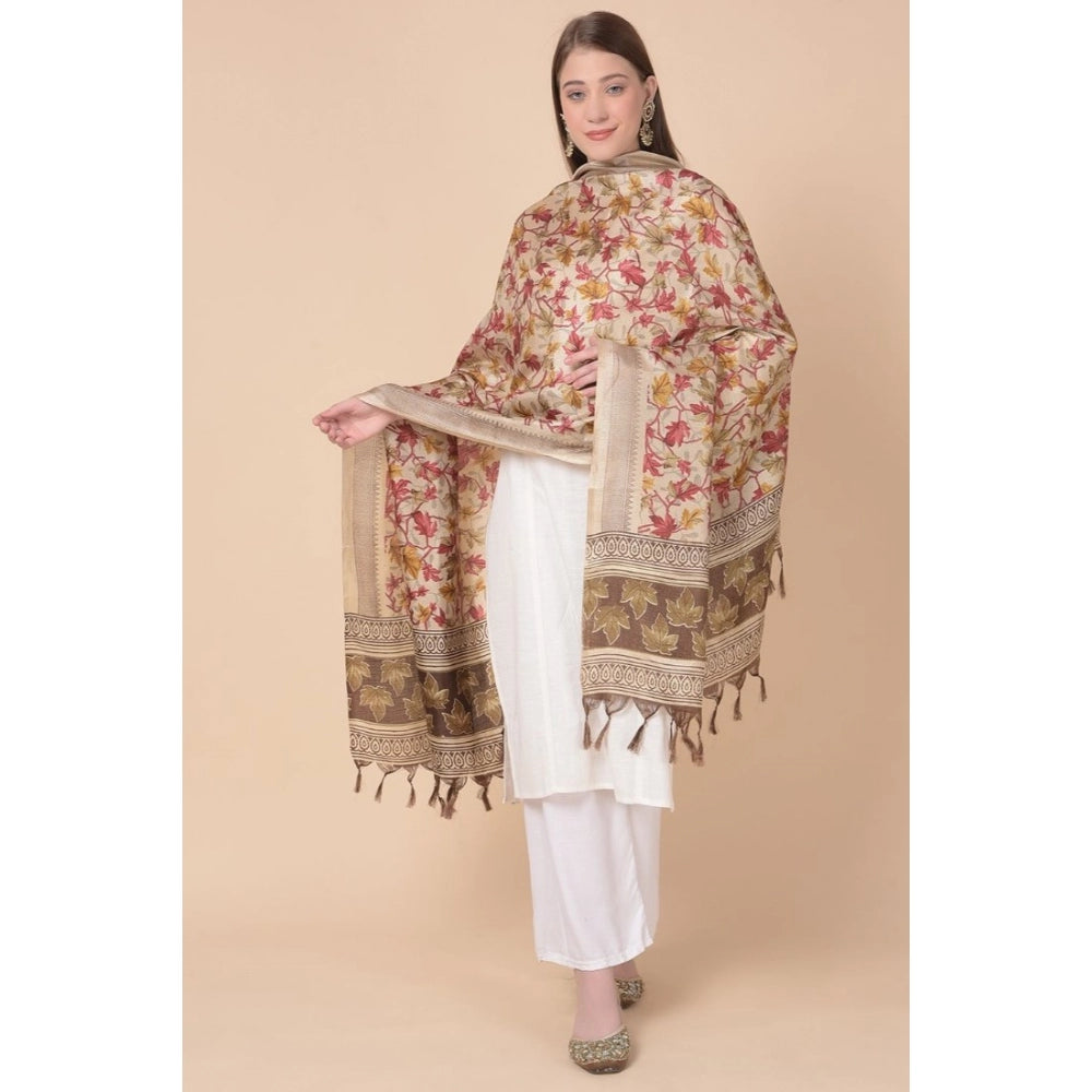 Wonderful Women's Art Silk Printed Dupatta