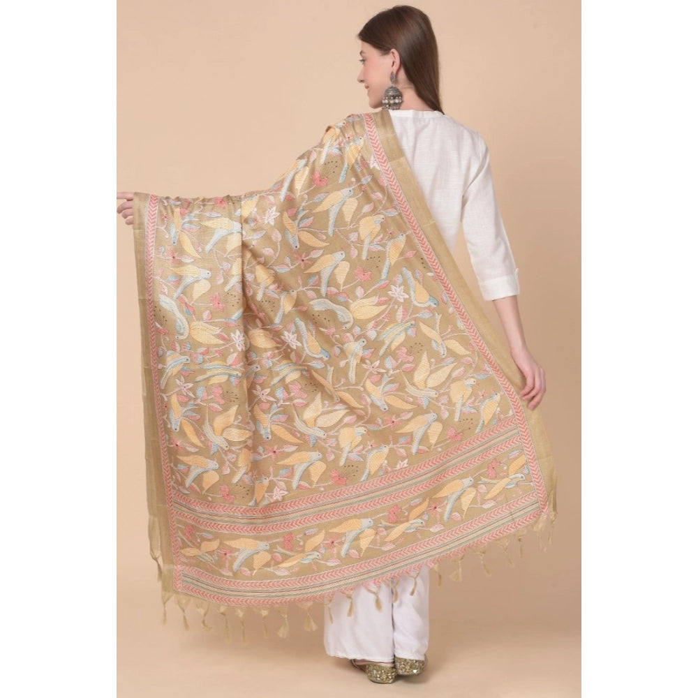 Wonderful Women's Art Silk Printed Dupatta