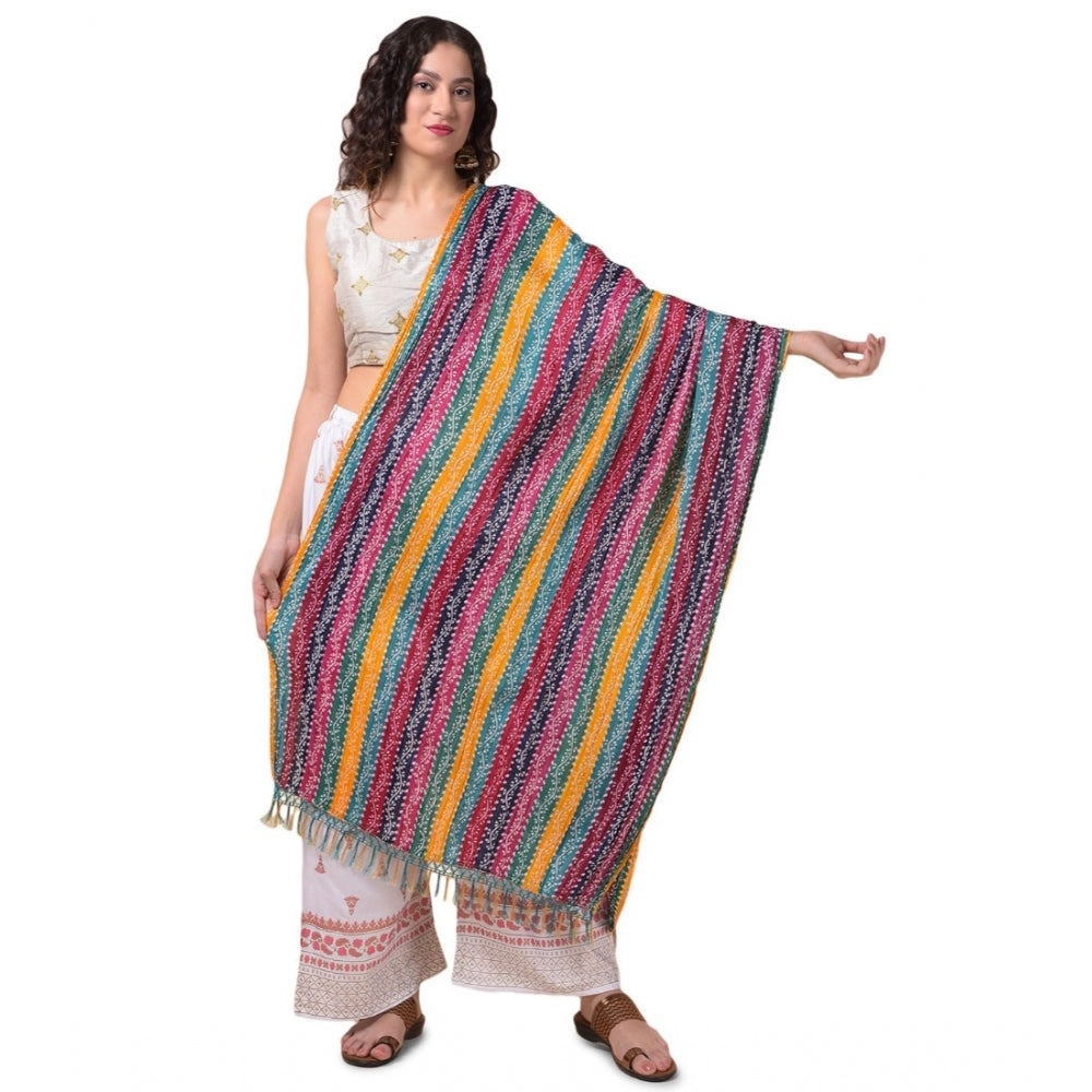 Graceful Women's Chanderi Printed Dupatta