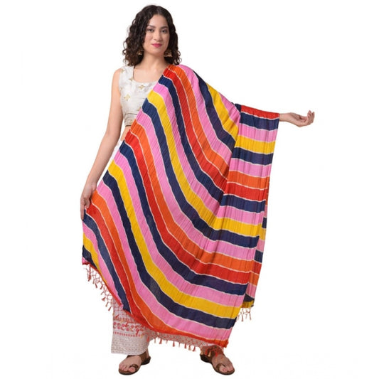 Graceful Women's Chanderi Printed Dupatta