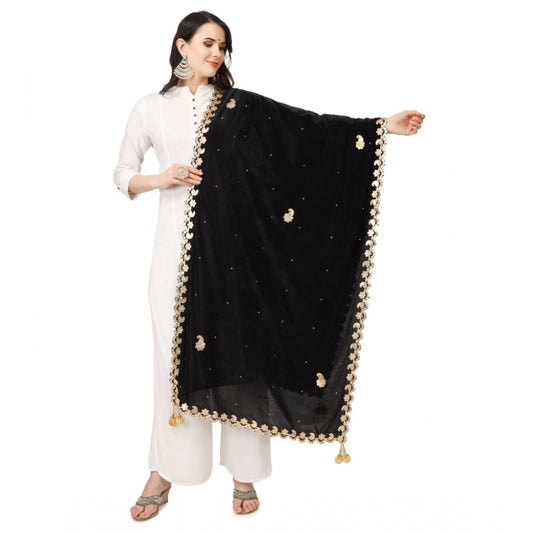 Alluring Women's Velvet Gotta Patti Dupatta