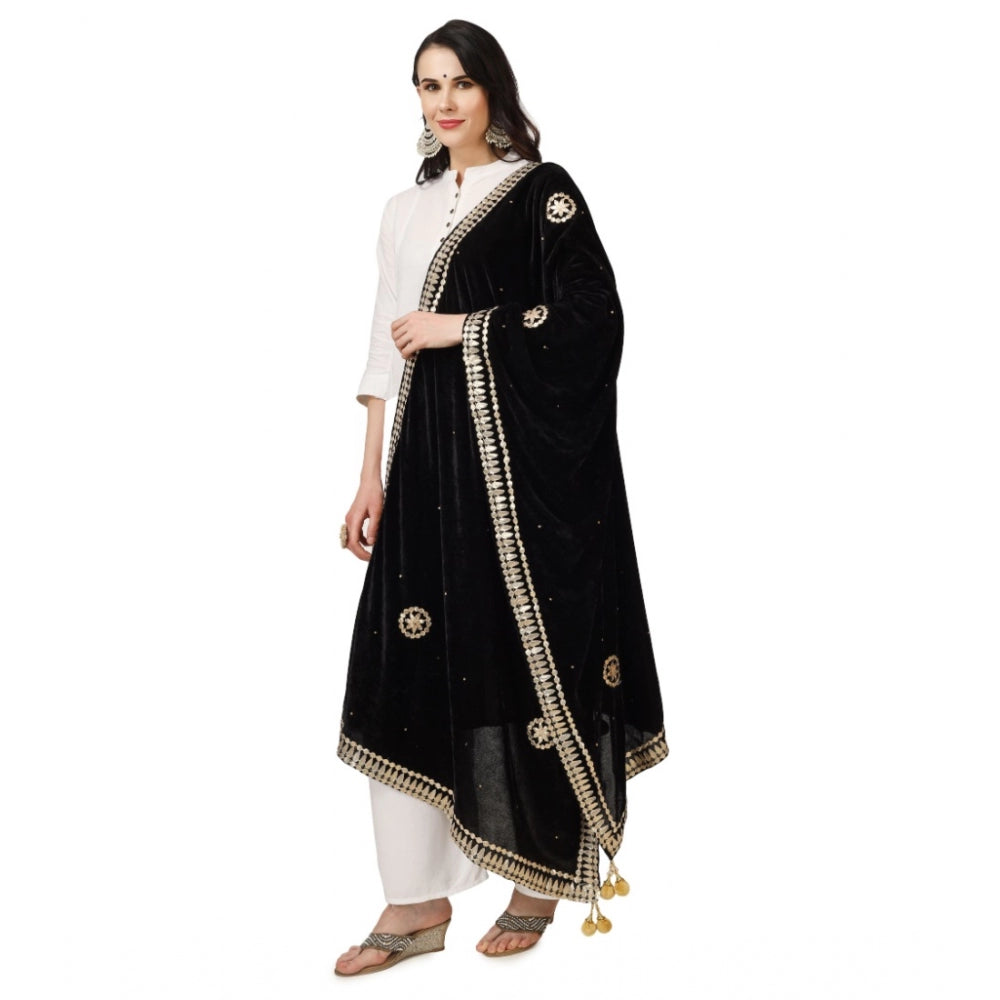 Alluring Women's Velvet Gotta Patti Dupatta