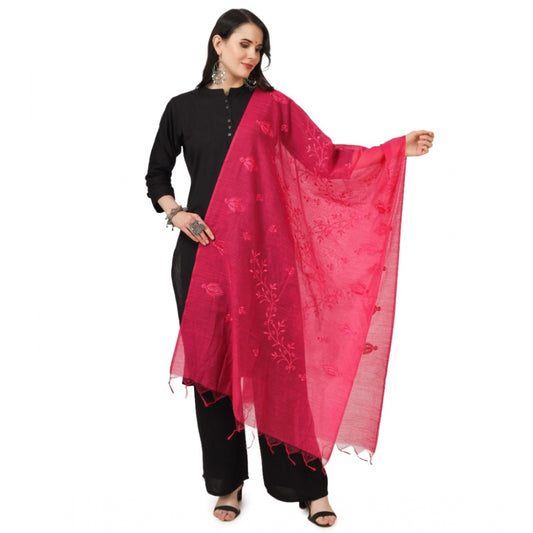 Designer Women's Cotton Embroidered Dupatta