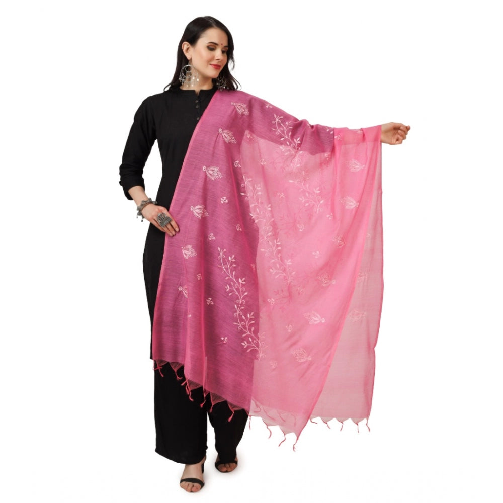 Stunning Women's Cotton Embroidered Dupatta