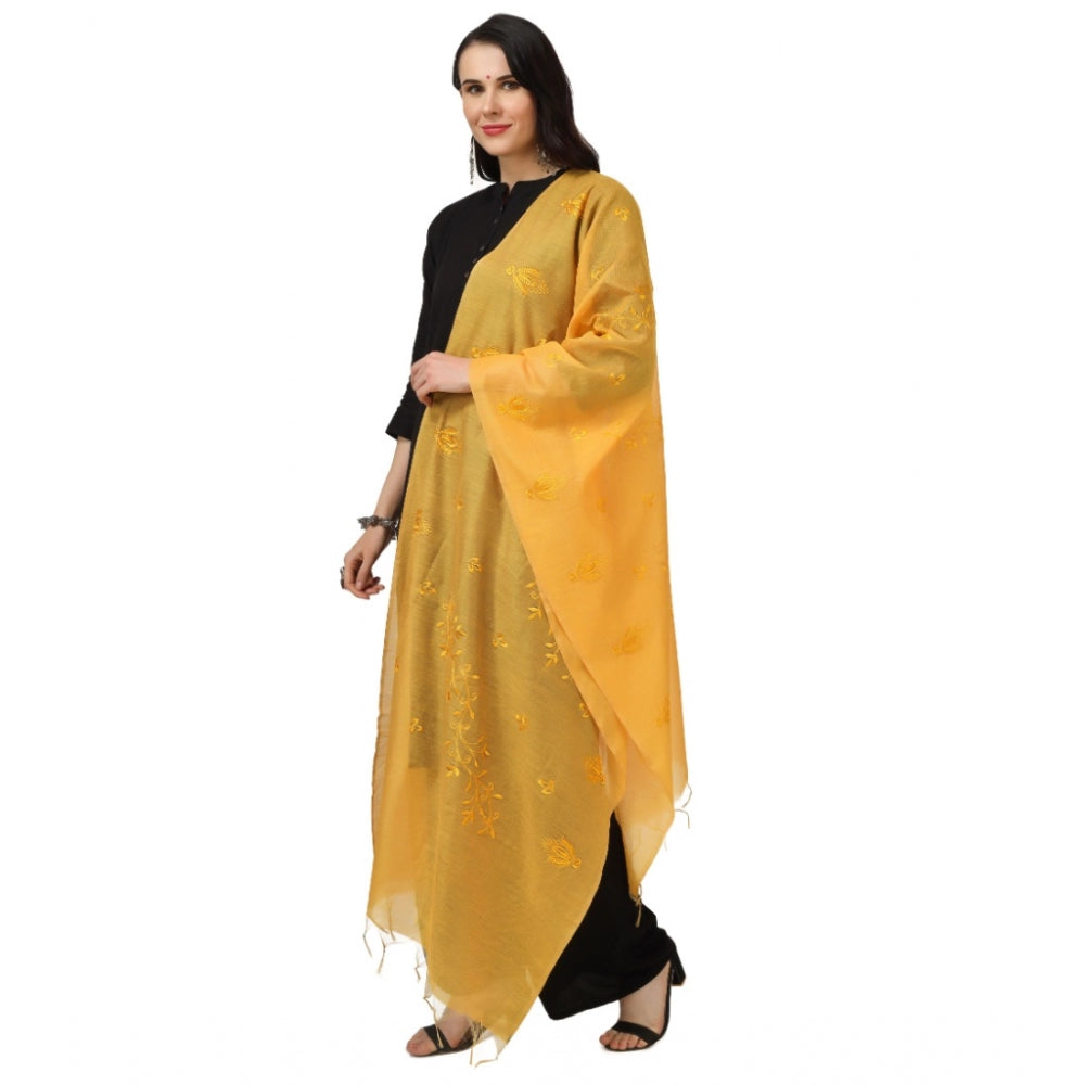 Stunning Women's Cotton Embroidered Dupatta