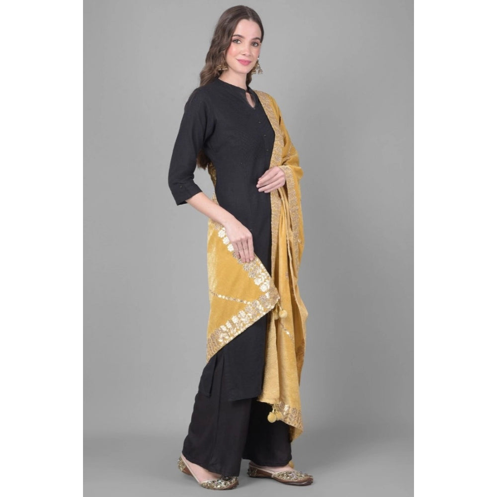 Alluring Women's Velvet Gotta Patti Dupatta