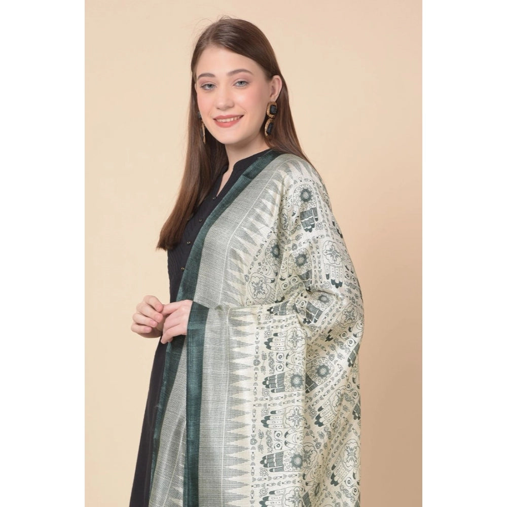 Wonderful Women's Art Silk Printed Dupatta