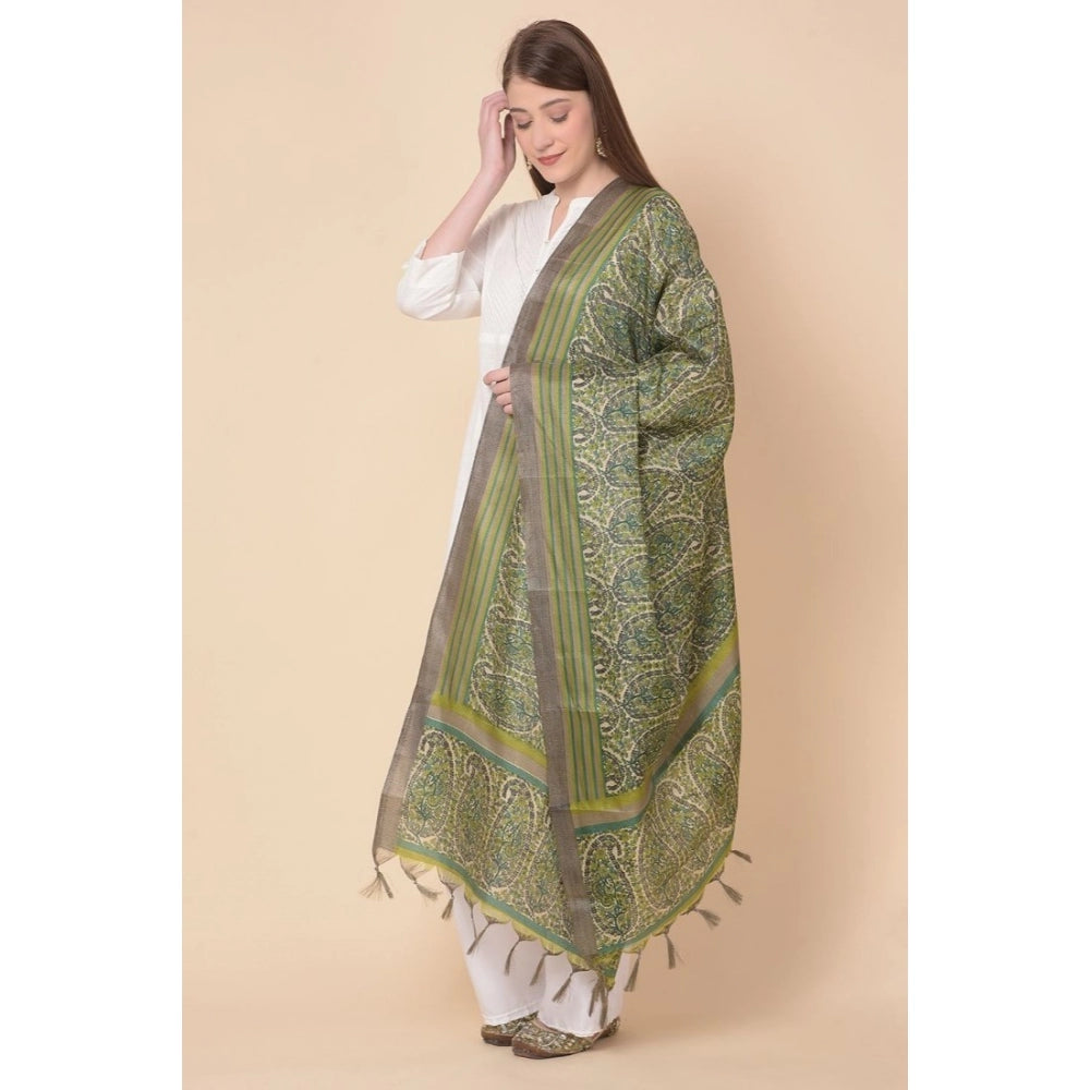 Wonderful Women's Art Silk Printed Dupatta