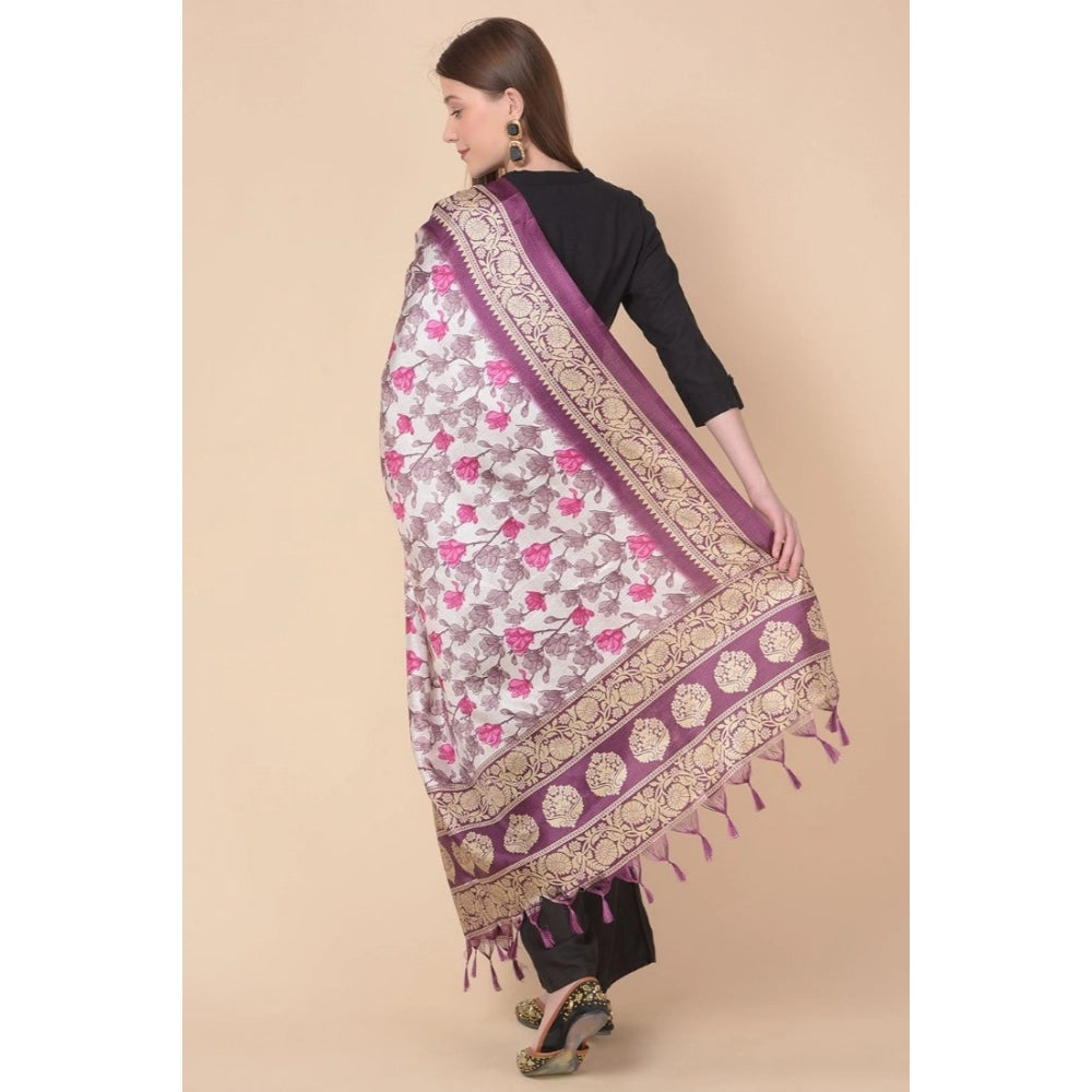 Trendy Women's Art Silk Printed Dupatta