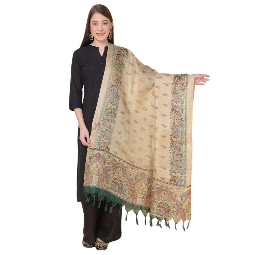 Wonderful Women's Art Silk Printed Dupatta