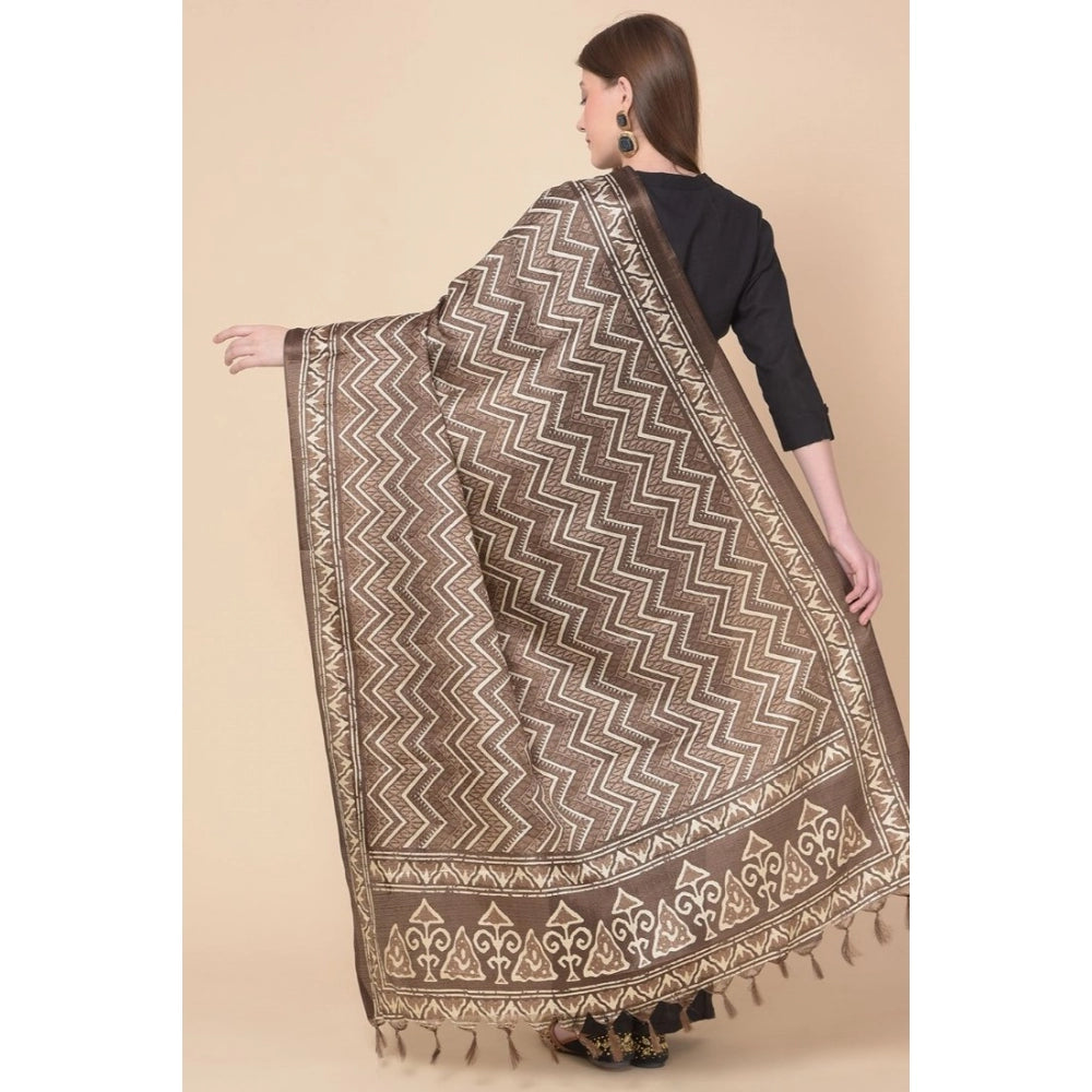 Classy Women's Art Silk Printed Dupatta