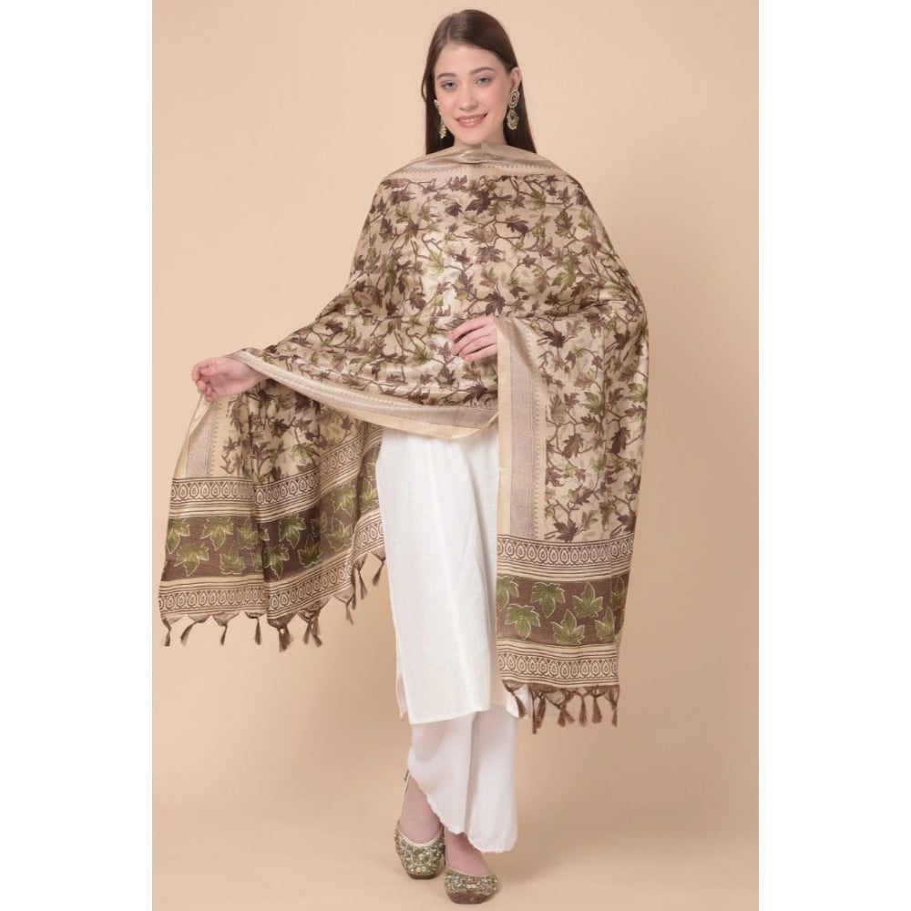 Wonderful Women's Art Silk Printed Dupatta