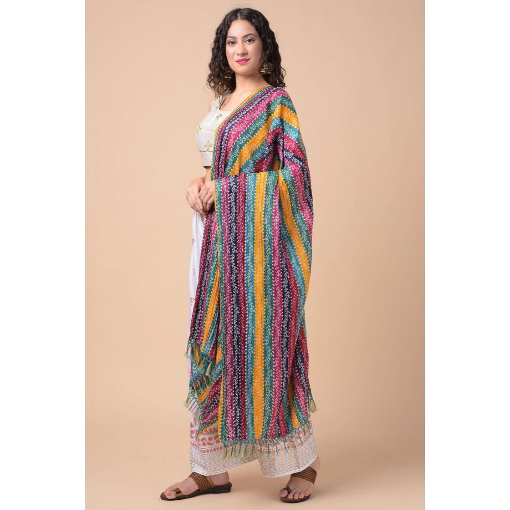 Graceful Women's Chanderi Printed Dupatta