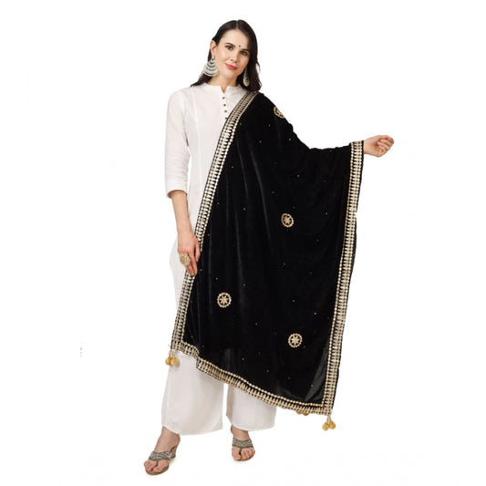 Alluring Women's Velvet Gotta Patti Dupatta