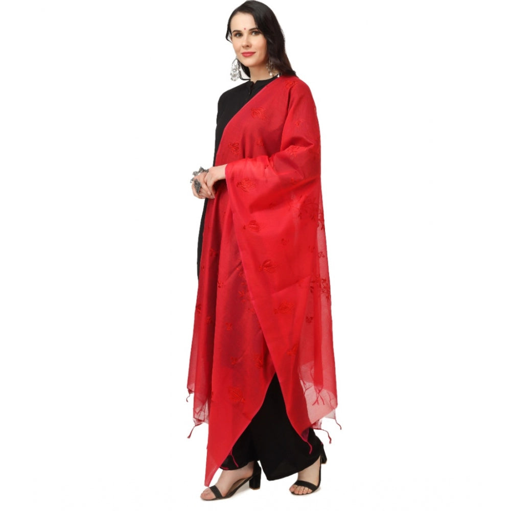 Stunning Women's Cotton Embroidered Dupatta