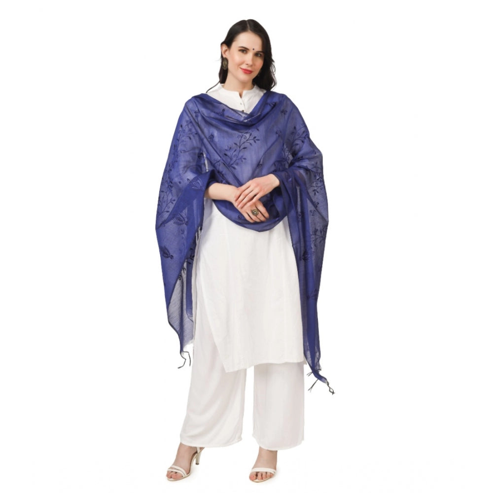 Designer Women's Cotton Embroidered Dupatta