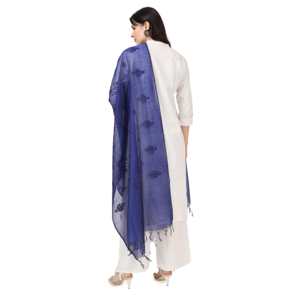 Designer Women's Cotton Embroidered Dupatta