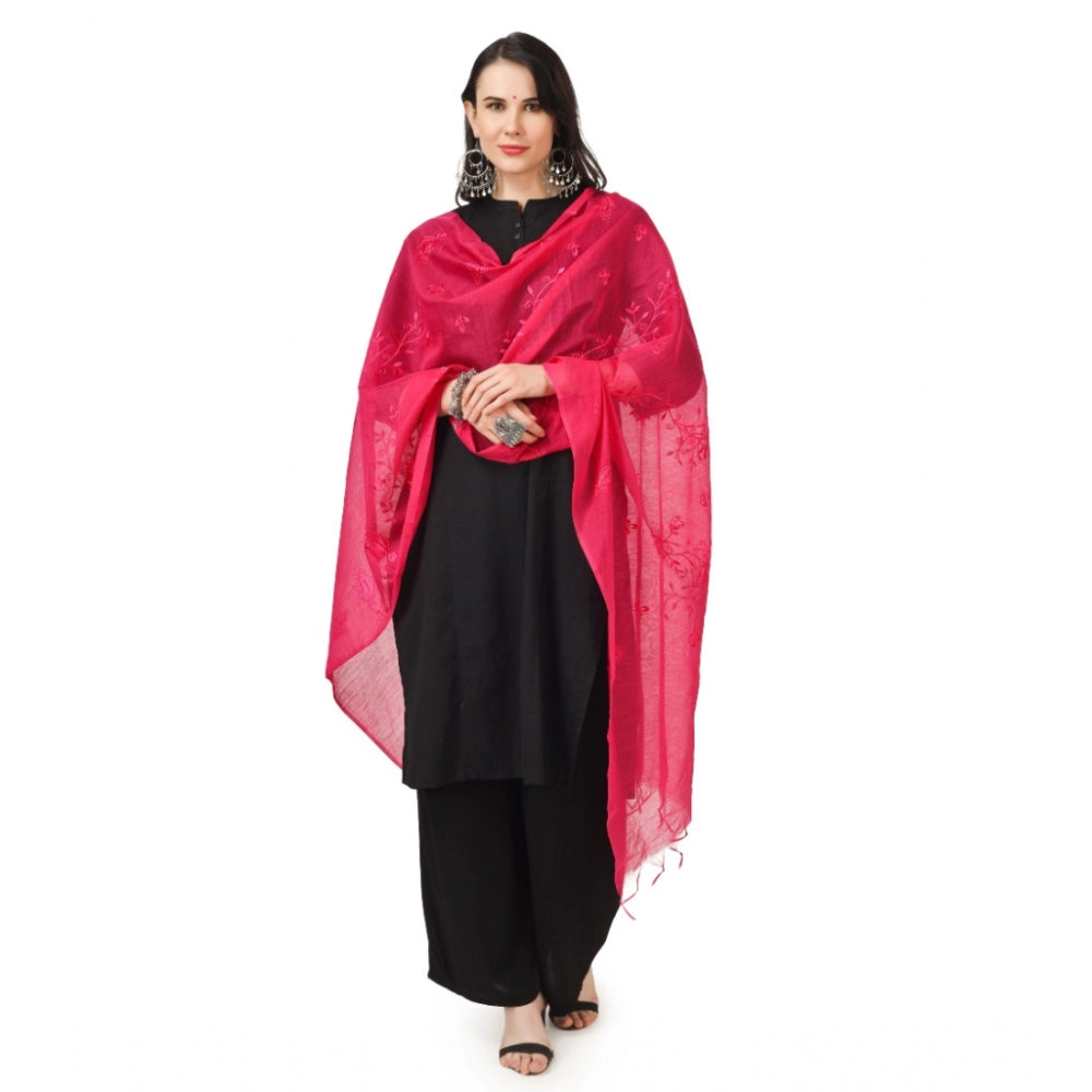 Designer Women's Cotton Embroidered Dupatta