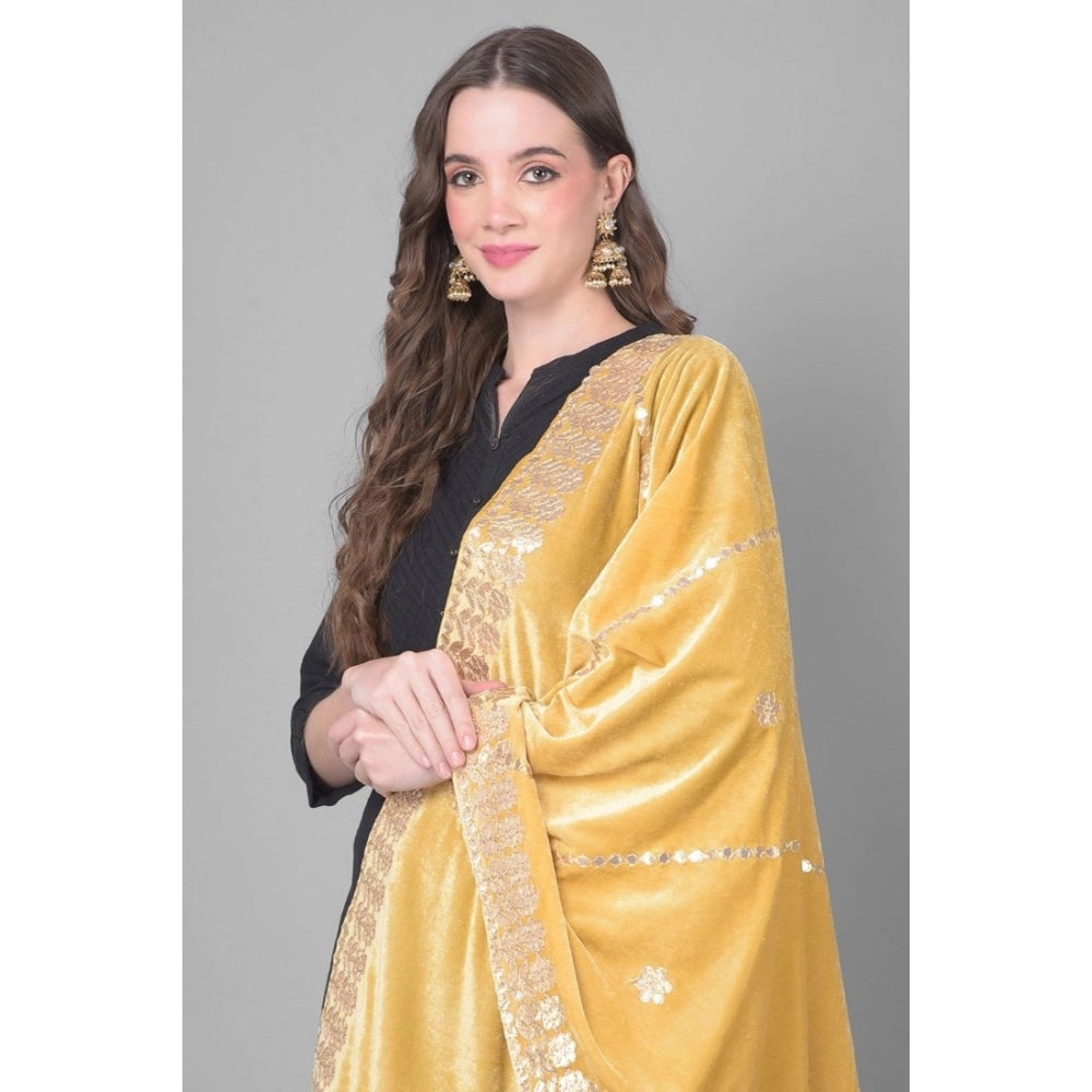 Alluring Women's Velvet Gotta Patti Dupatta