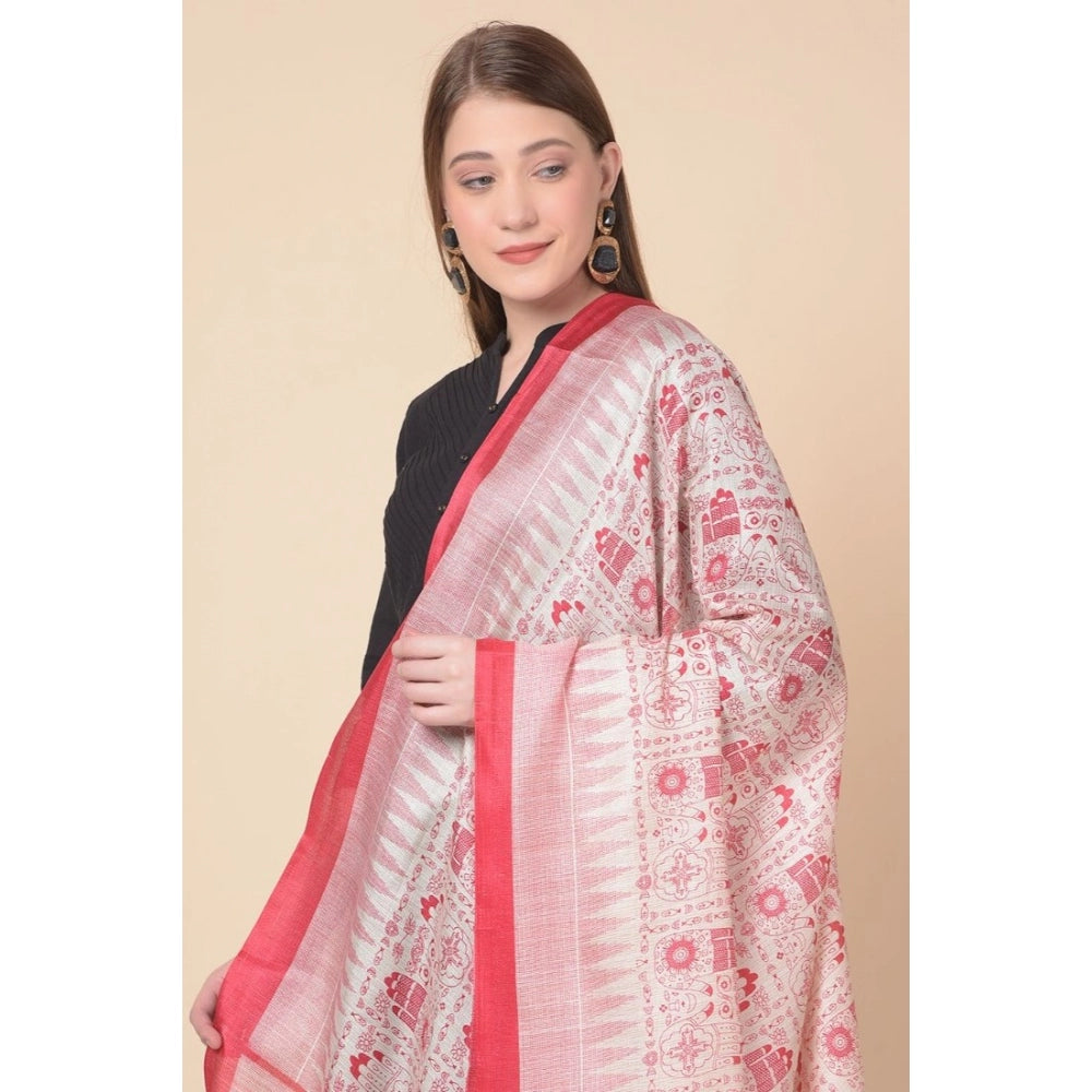 Graceful Women's Art Silk Printed Dupatta