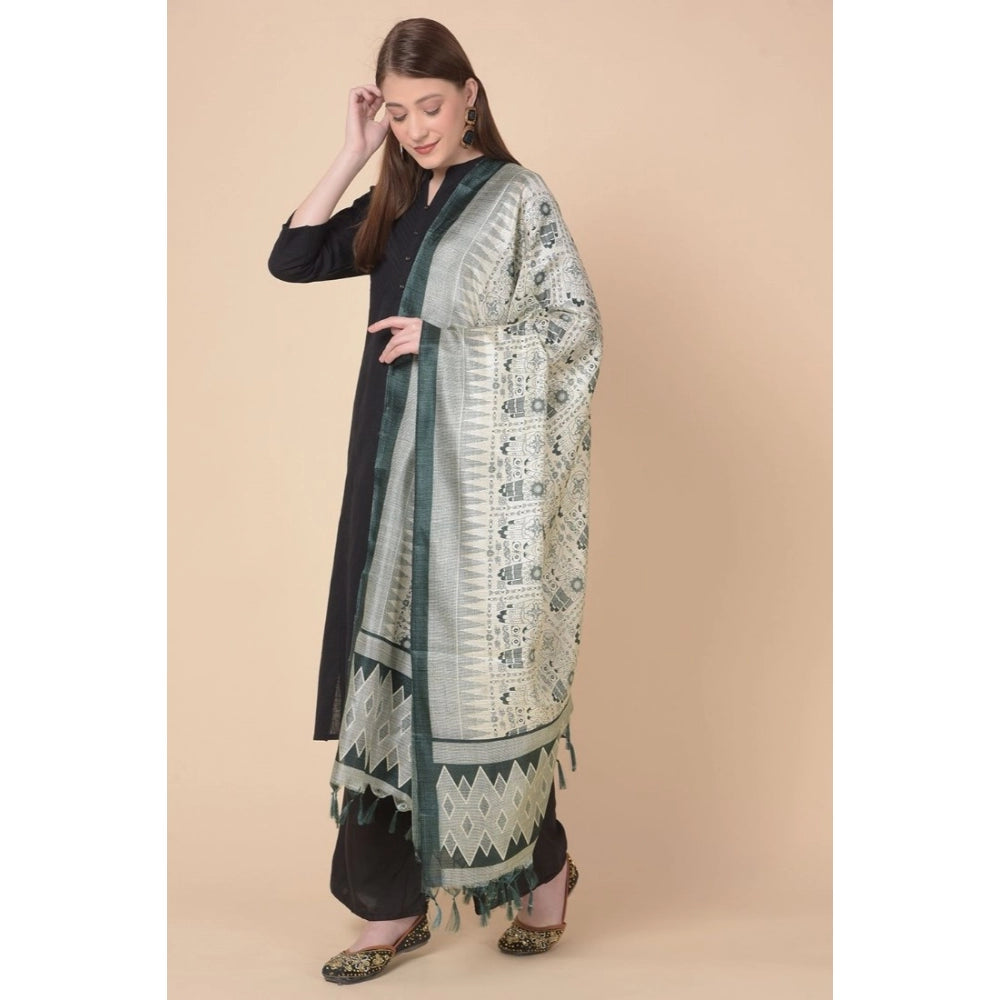 Wonderful Women's Art Silk Printed Dupatta