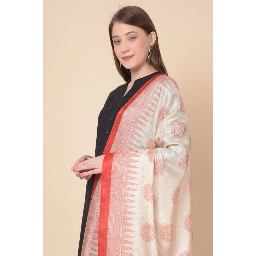 Graceful Women's Art Silk Printed Dupatta