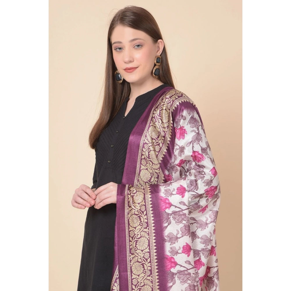 Trendy Women's Art Silk Printed Dupatta