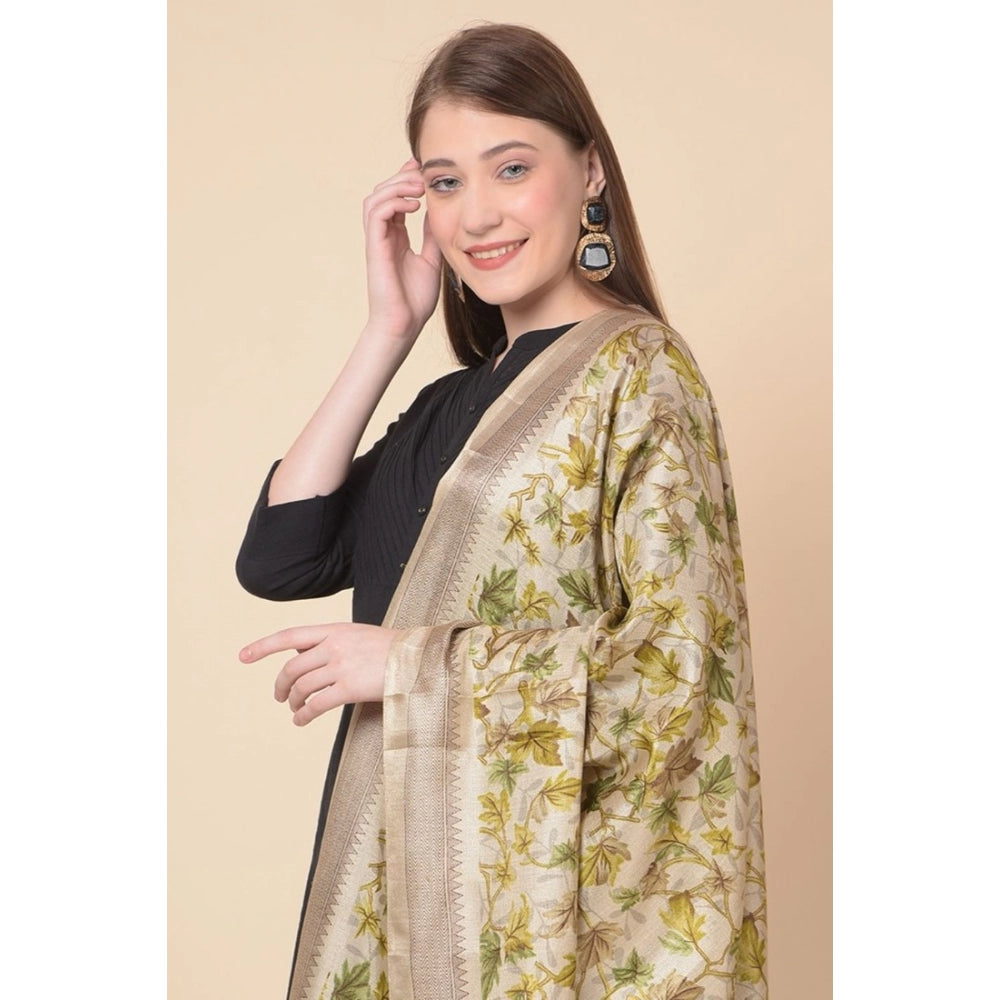 Wonderful Women's Art Silk Printed Dupatta