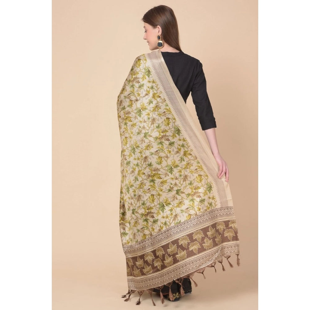 Wonderful Women's Art Silk Printed Dupatta