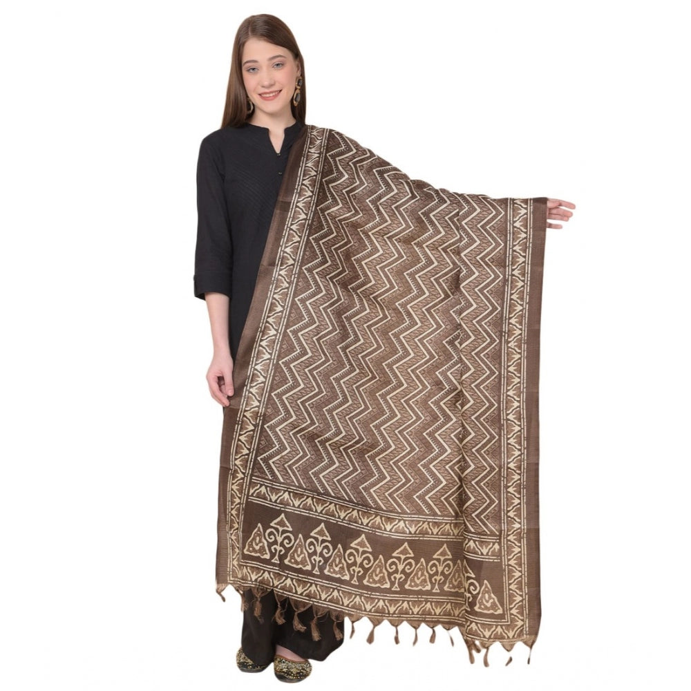 Classy Women's Art Silk Printed Dupatta