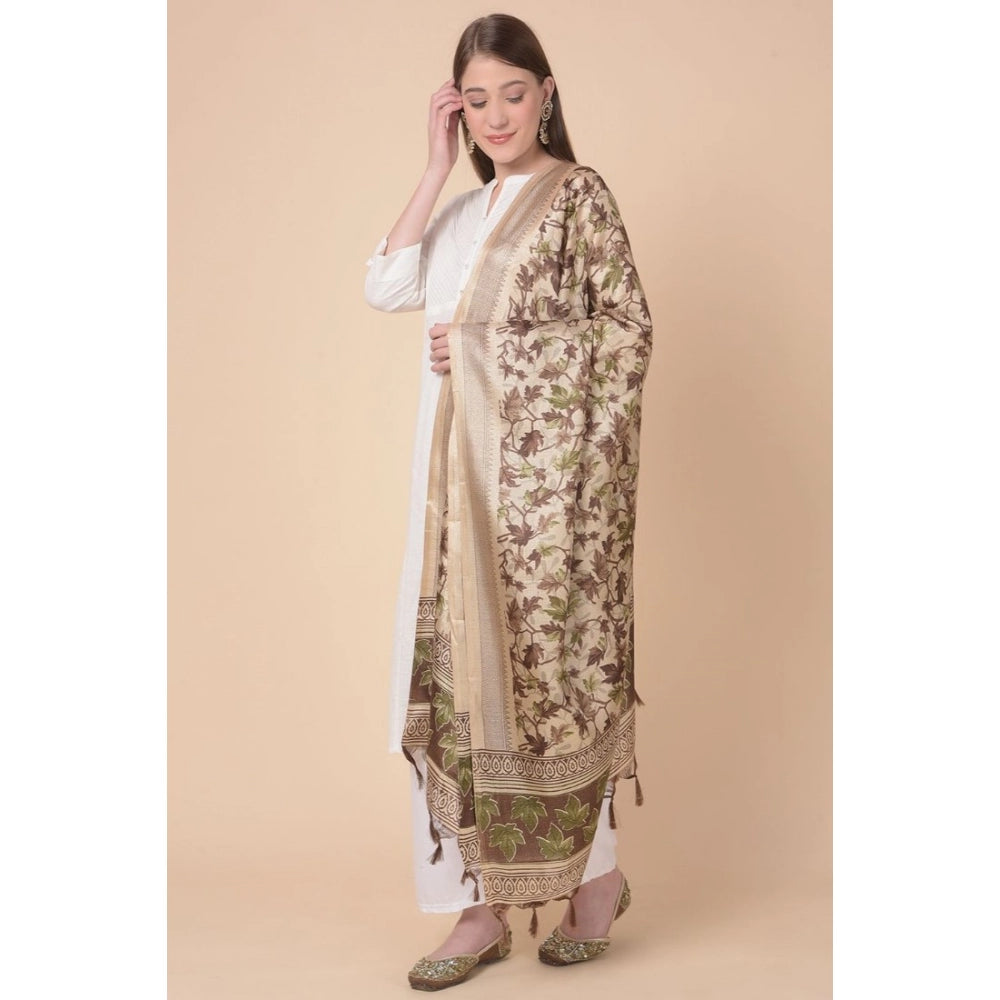 Wonderful Women's Art Silk Printed Dupatta