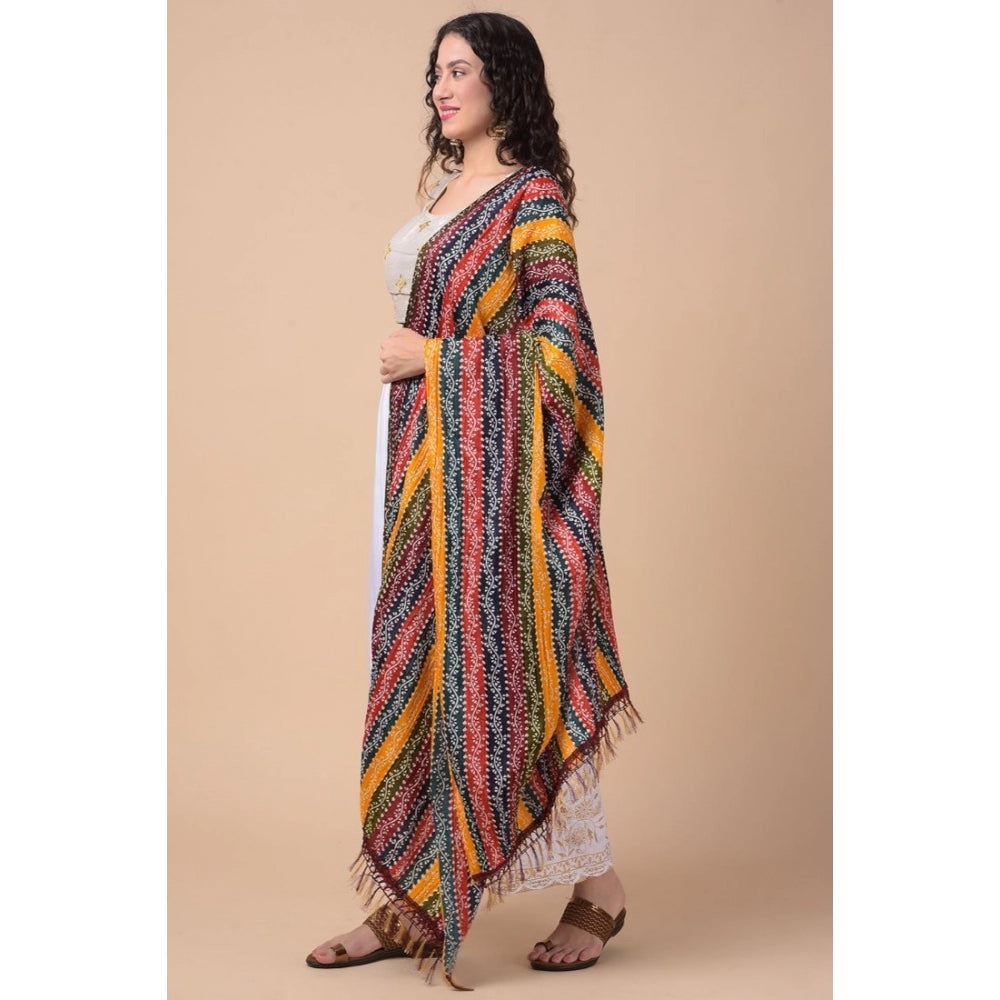 Graceful Women's Chanderi Printed Dupatta