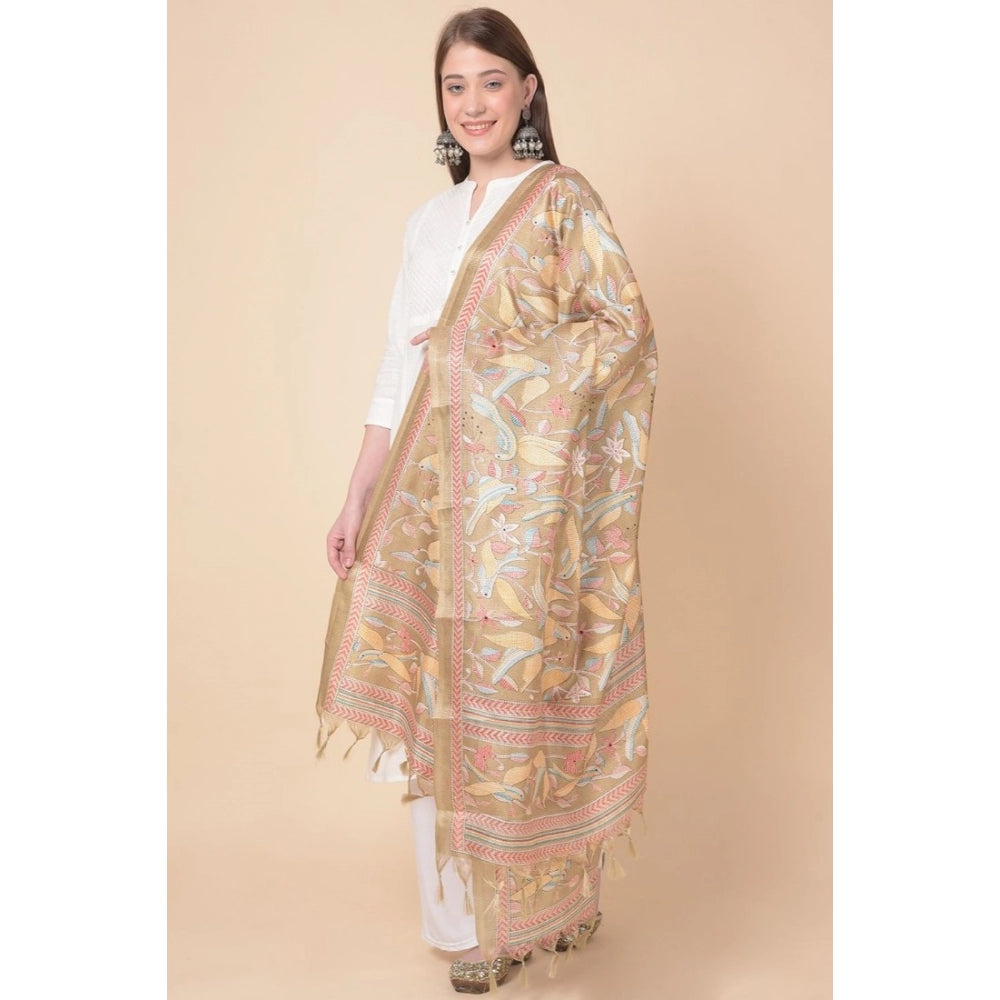 Wonderful Women's Art Silk Printed Dupatta