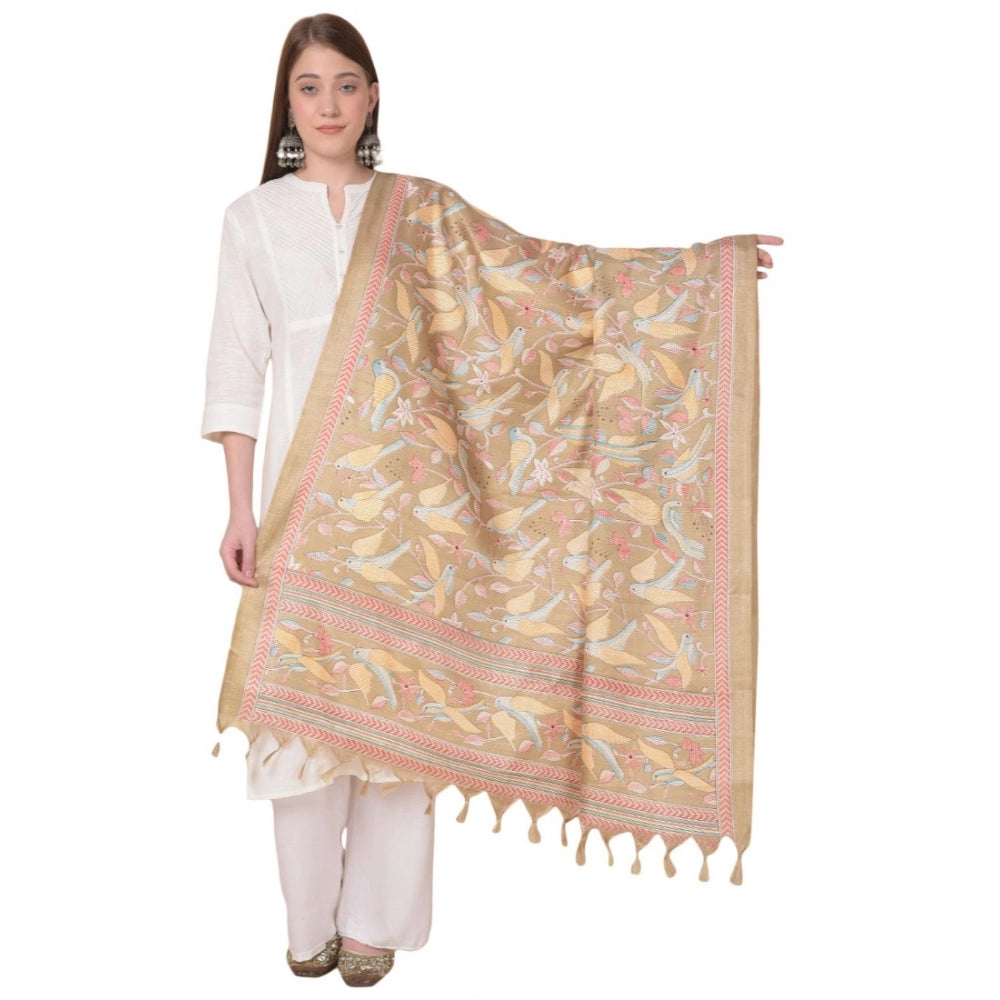 Wonderful Women's Art Silk Printed Dupatta