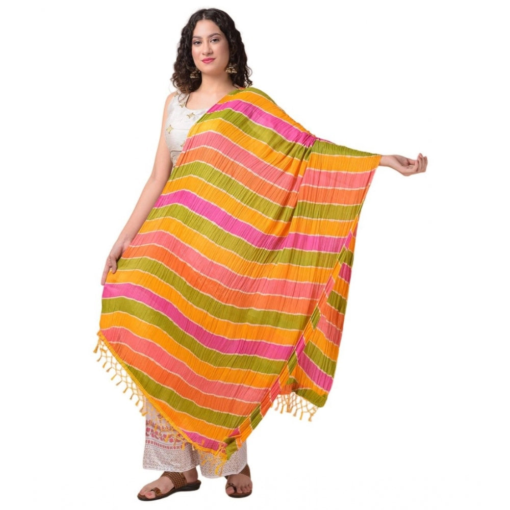 Graceful Women's Chanderi Printed Dupatta