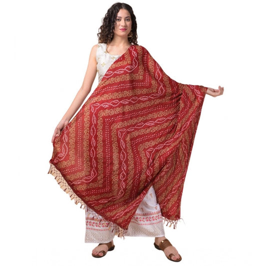 Graceful Women's Chanderi Printed Dupatta