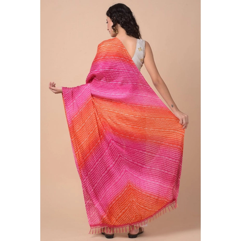 Graceful Women's Chanderi Printed Dupatta