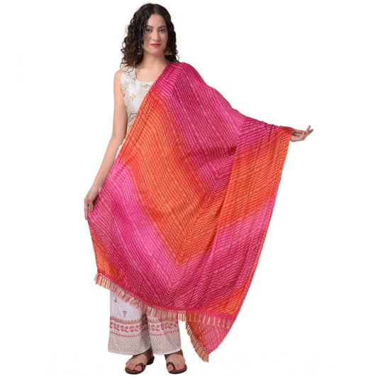 Graceful Women's Chanderi Printed Dupatta