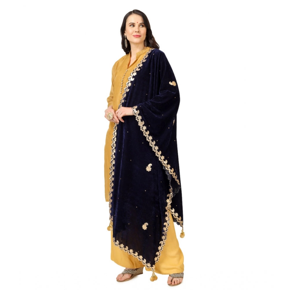 Alluring Women's Velvet Gotta Patti Dupatta