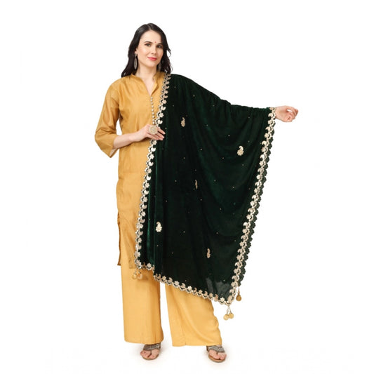 Alluring Women's Velvet Gotta Patti Dupatta