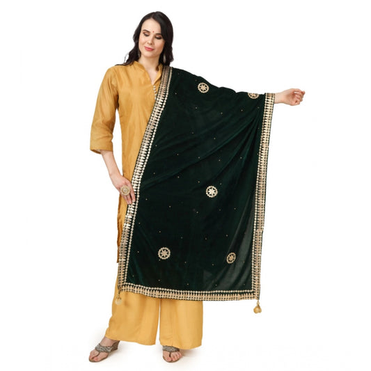 Alluring Women's Velvet Gotta Patti Dupatta