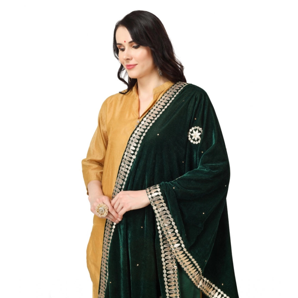 Alluring Women's Velvet Gotta Patti Dupatta