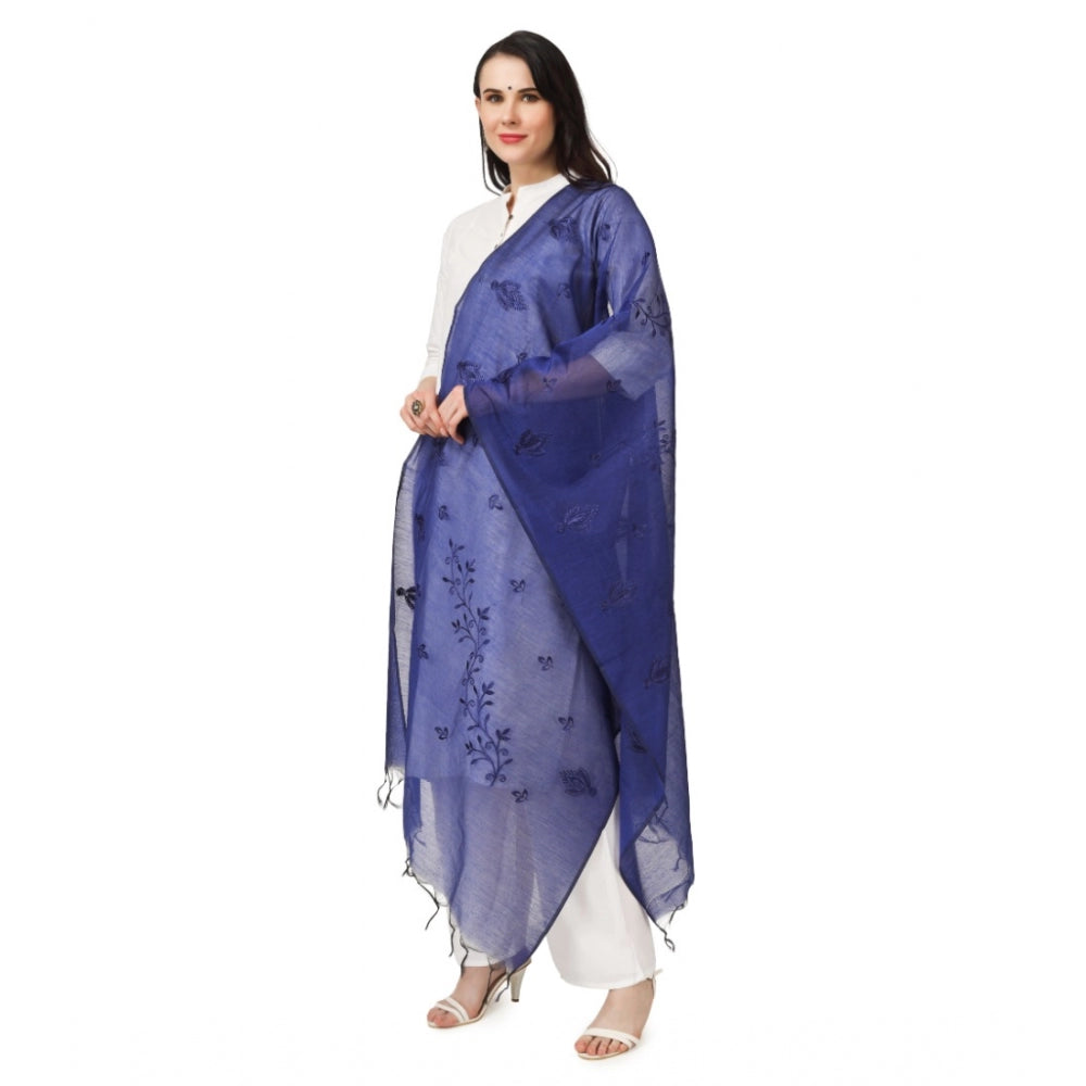 Designer Women's Cotton Embroidered Dupatta