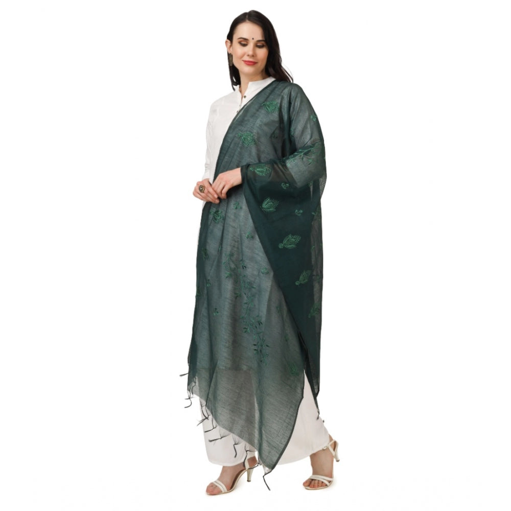 Designer Women's Cotton Embroidered Dupatta