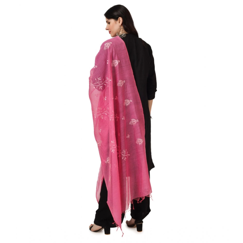 Stunning Women's Cotton Embroidered Dupatta