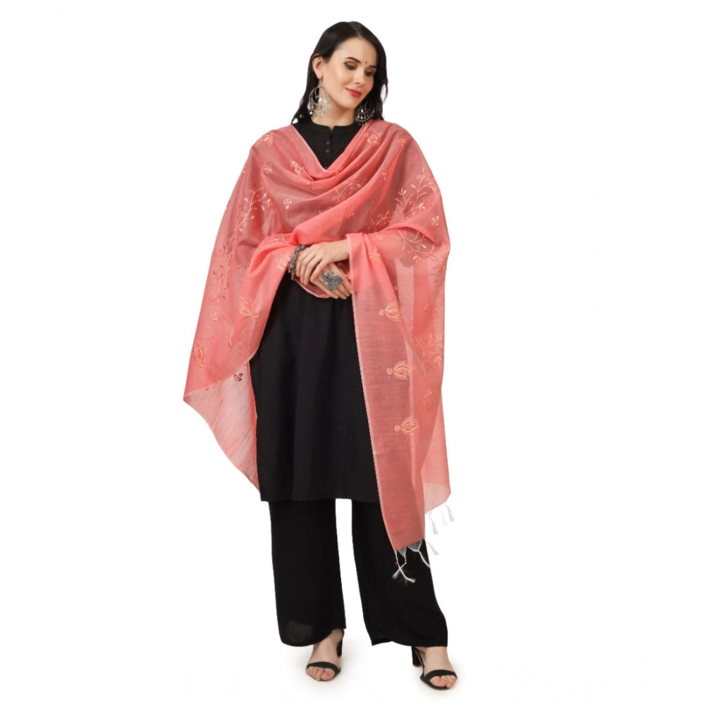 Stunning Women's Cotton Embroidered Dupatta