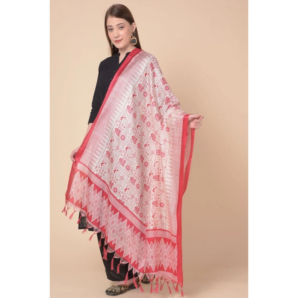 Graceful Women's Art Silk Printed Dupatta