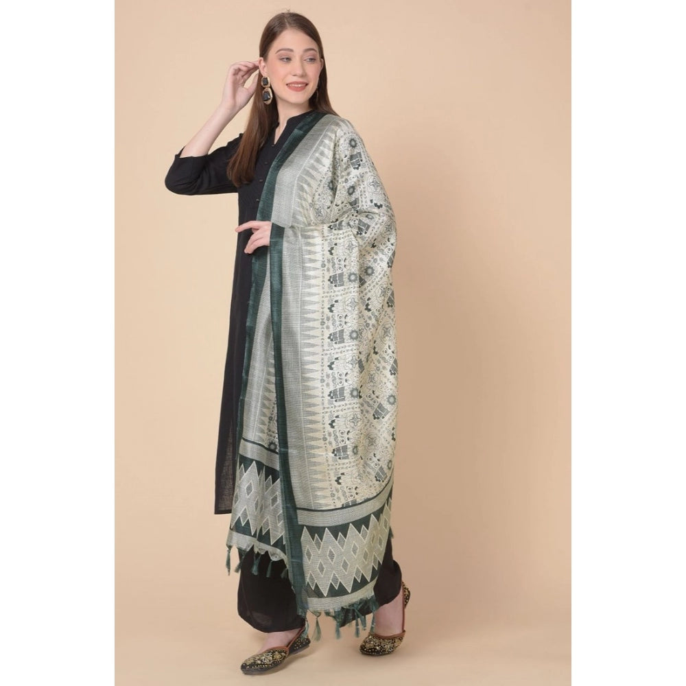 Wonderful Women's Art Silk Printed Dupatta